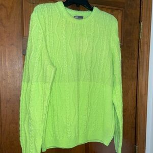 Bright green ASOS sweater